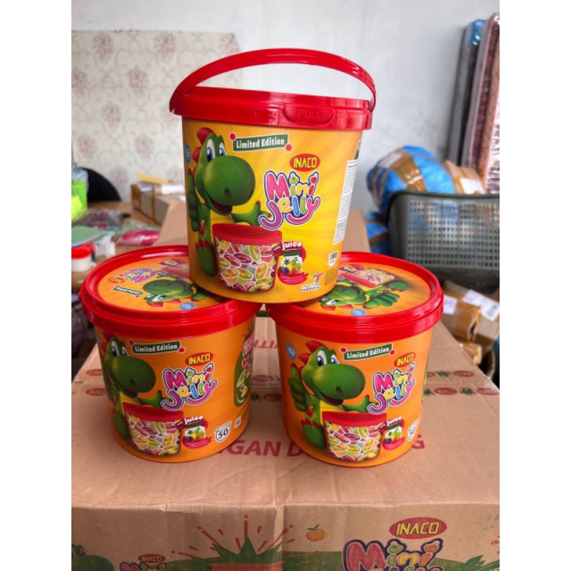 

Ready inaco ember Hrg / ember 1 dus isi 6 ember hrg lebih murah LT snack lebaran jelly jeli jely