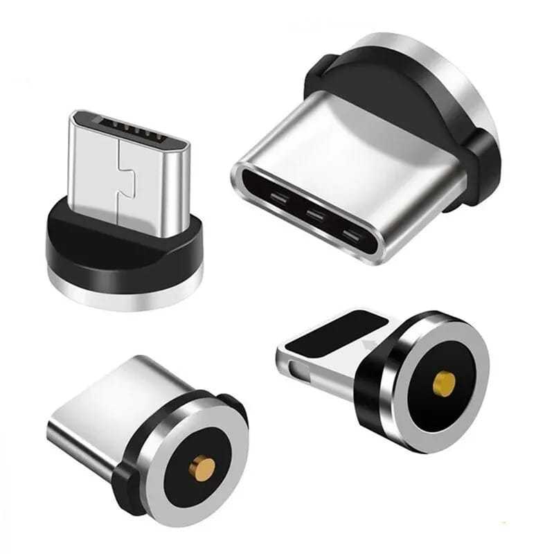 Kabel Casan Magnet Micro Usb Kepala Casan Magnet Type C Kepala Casan Magnet Iphone