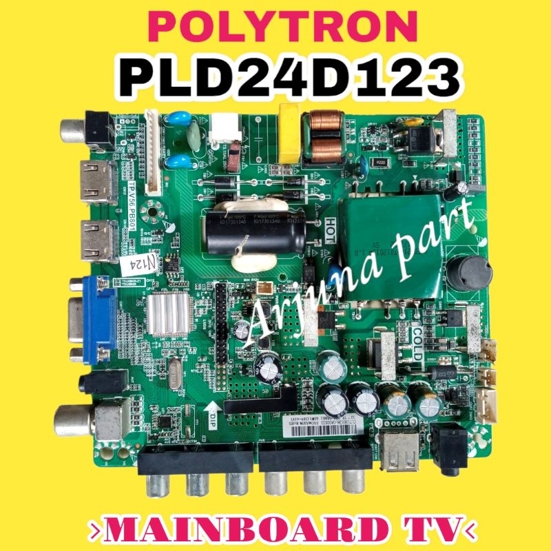 MAINBOARD TV POLYTRON PLD24D123 / MB TV Polytron PLD 24D123 / MB Polytron PLD 24D123 / MB 24D123 / P