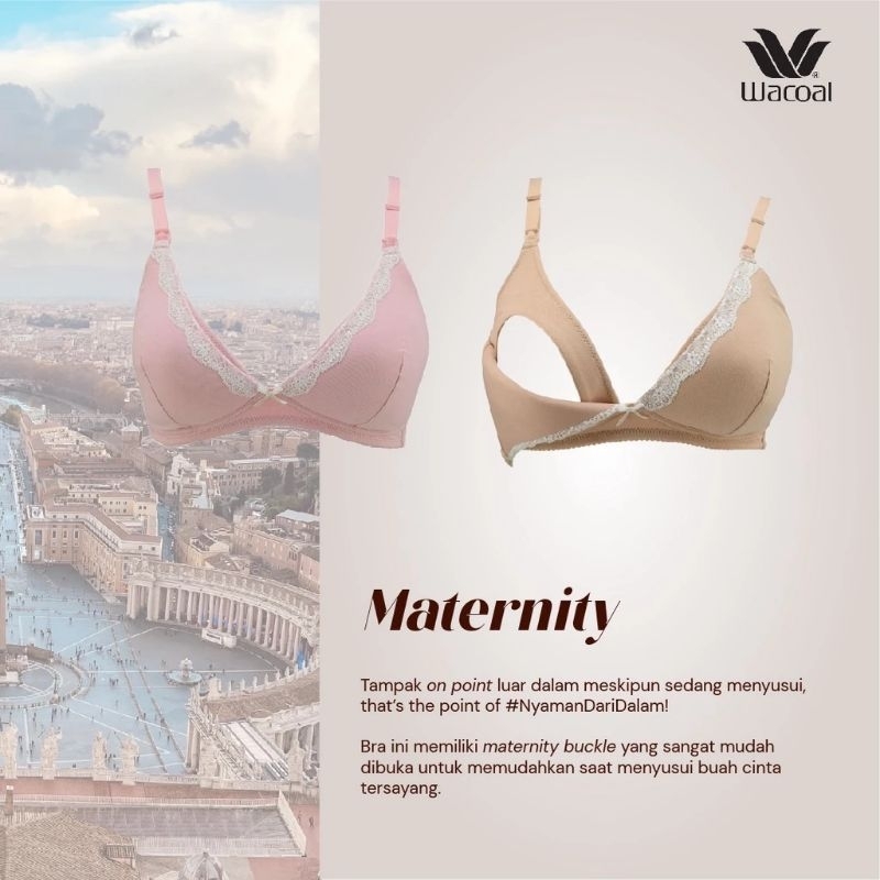 Wacoal Maternity IB8034R1 ( Bra Menyusui )