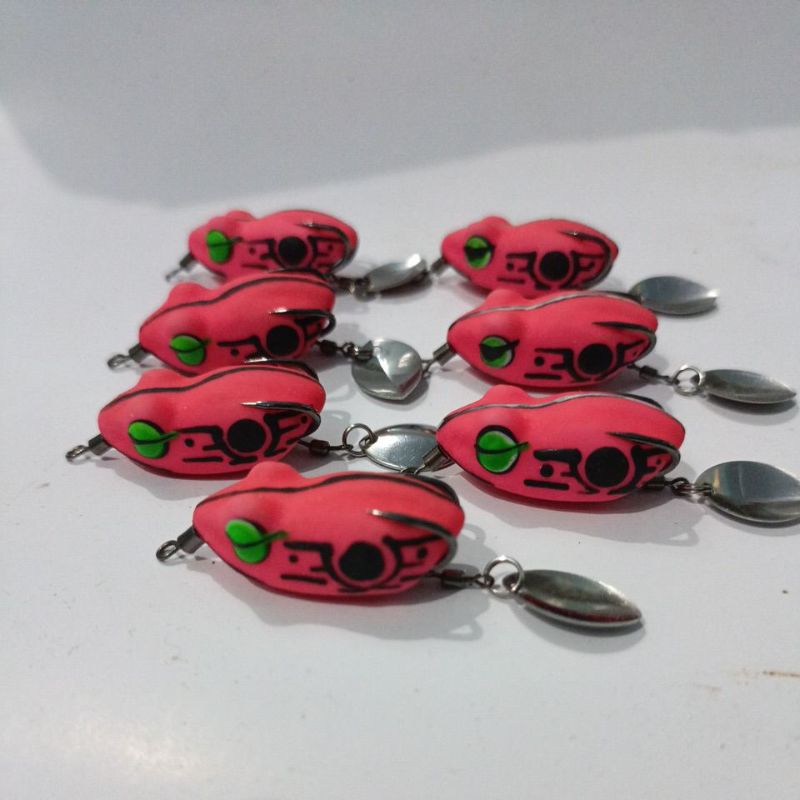soft frog by doctor lure umpan gabus/toman/kerandang/kodok palsu/casting