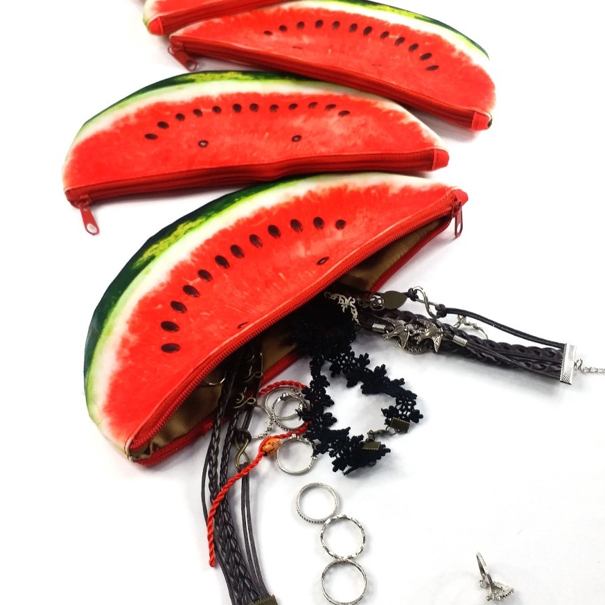 

ern Pouch Watermelon Semangka untuk Tempat Pensil Dompet atau Make Up FS