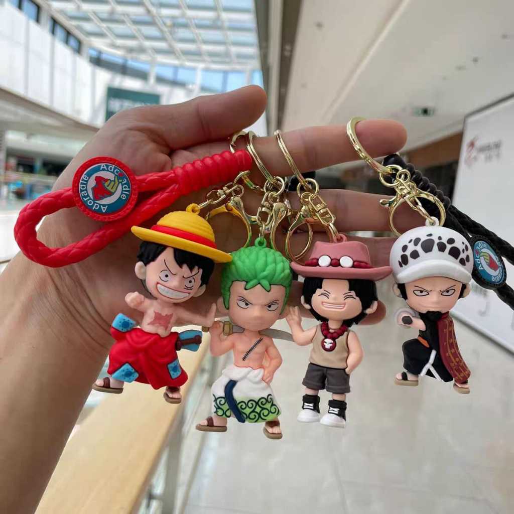 Gantungan Kunci One Piece Keychain One Piece Gantungan Tas One Piece Luffy Zoro Chopper Law