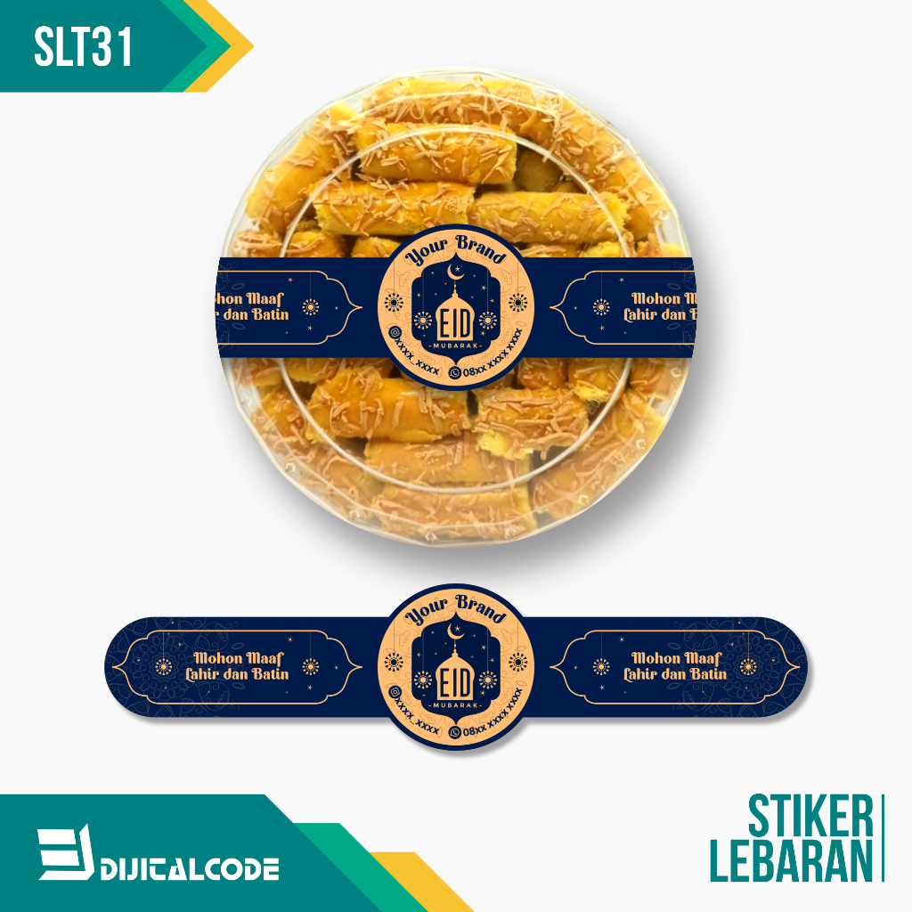 

SLT31 Stiker Label Parcel Segel Toples Kue Lebaran Idul Fitri