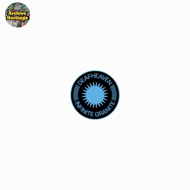 

sticker DEAFHEAVEN logo band sunbather infinite granite black metal metalcore stiker