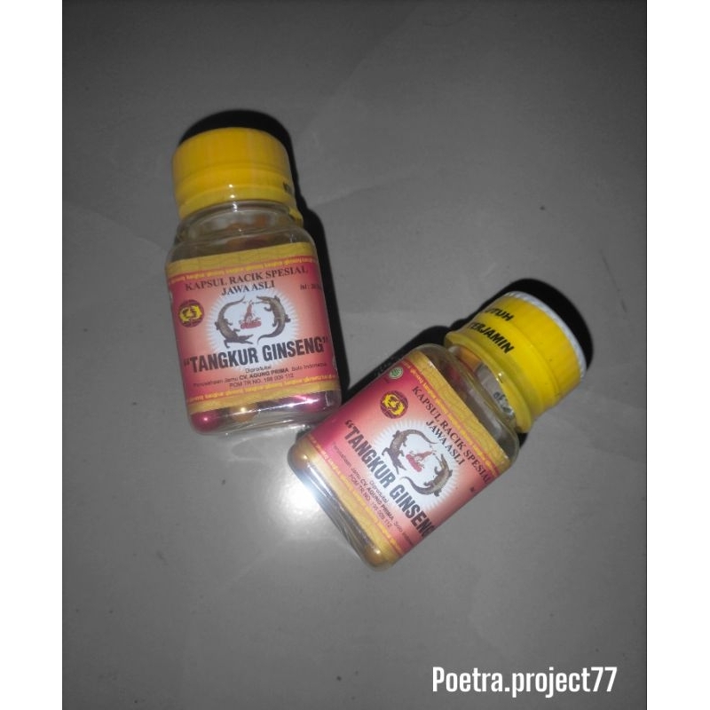 TANGKUR GINSENG ORIGINAL Kapsul Asam Urat Kualitas Super