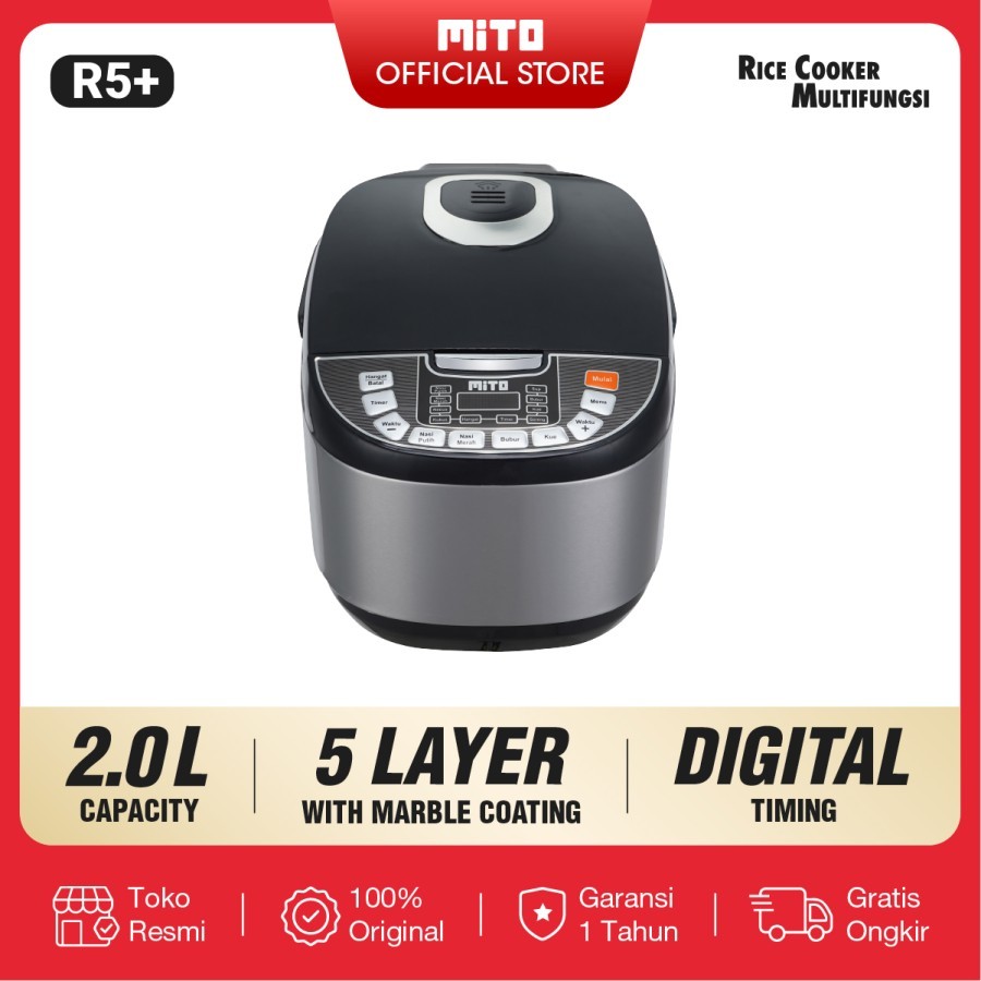 MITOCHIBA Rice Cooker Digital 2 Liter - R5+