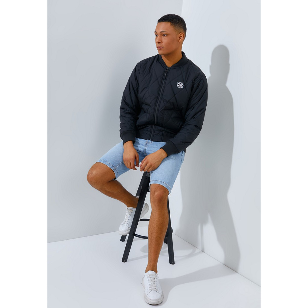 Sharks - Premium Bomber Jacket - Black [SGG1B156]