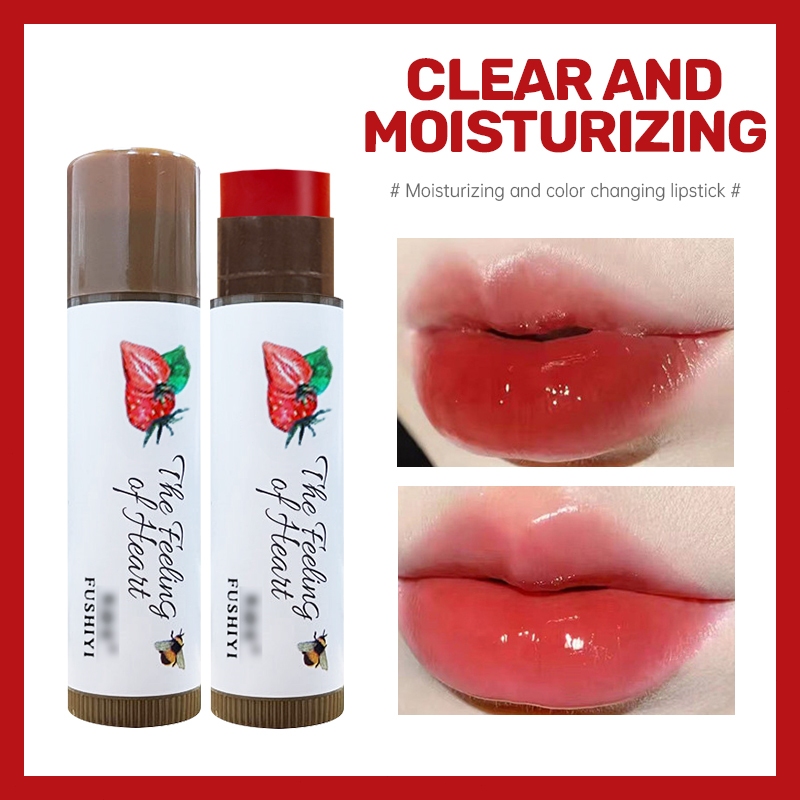 [COD]HERORANGE Lasting Moist Lip Balm Lip Natural Lip Oil Lip Balm Lip Gloss Moisturize Hydrating Pe