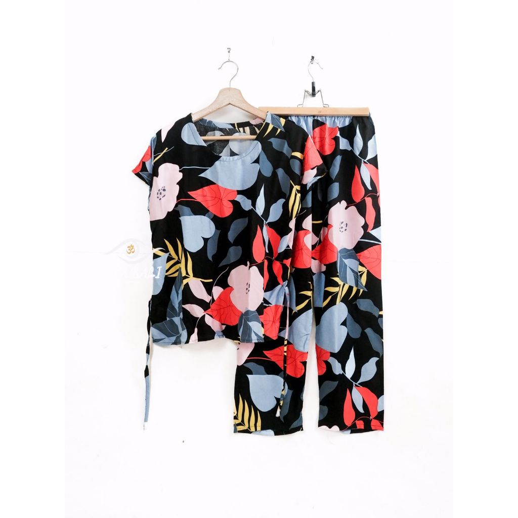 Setelan Babydoll Bali Motif |  Pro Setelan Baju Tidur ABS .ag