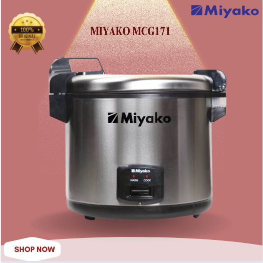 MIYAKO MAGIC COM MCG171 6L/MCG171/MCG-171/MCG 171/MCG-171/MIYAKO PENANAK NASI 20L ORIGINAL TERMURAH
