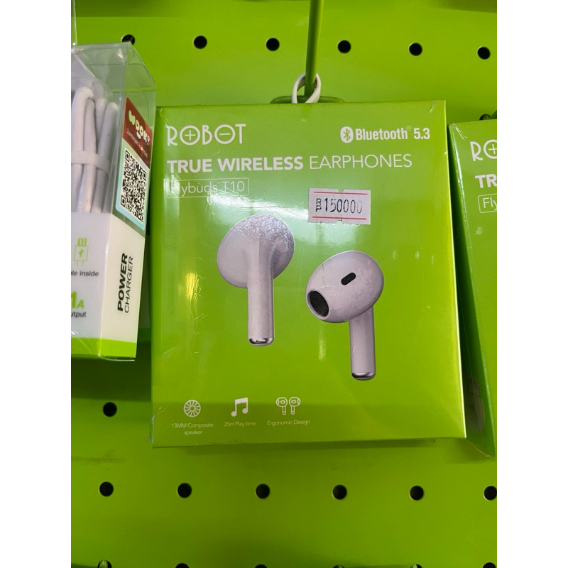 EARPHONES HEADSET HANDSFREE WIRELESS ROBOT T10