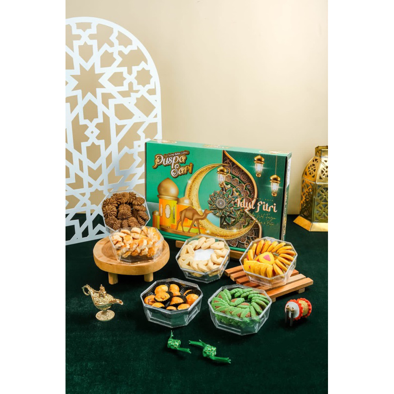 

Paket Kue Kering Lebaran Idul Fitri Butter Cookies Isi 6 Toples Premium Ready Bandung Puspa Sari
