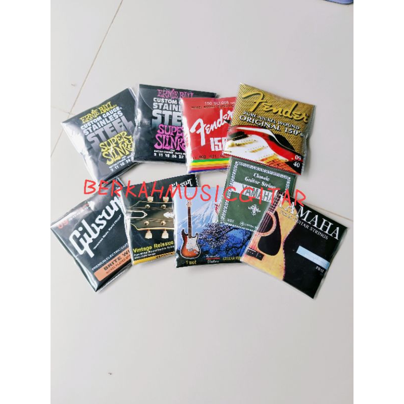 Senar Gitar Murah Senar Gitar Akustik Senar Gitar Electric Fender Gibson Yamaha