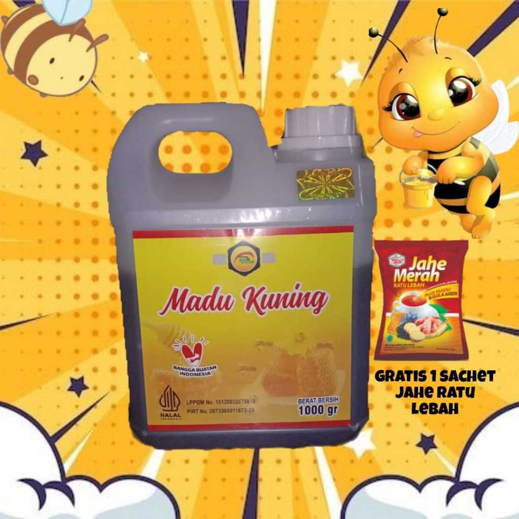 

Madu Murni ASLI AMK - Madu Kuning Alami AMK 1kg ORIGINAL