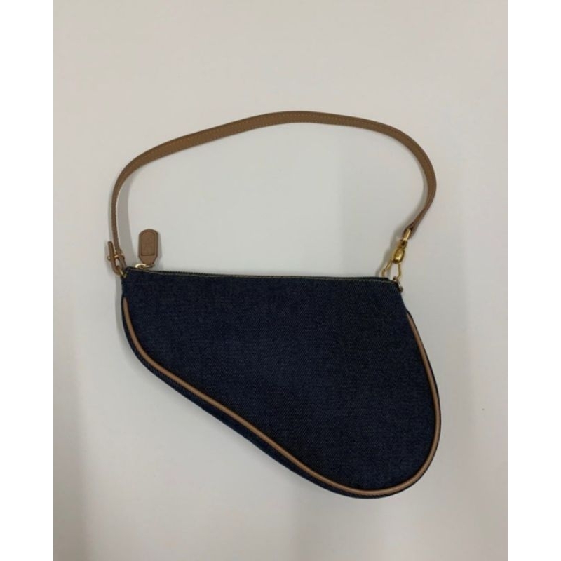 Dior Saddle Denim Vintage Mini Authentic