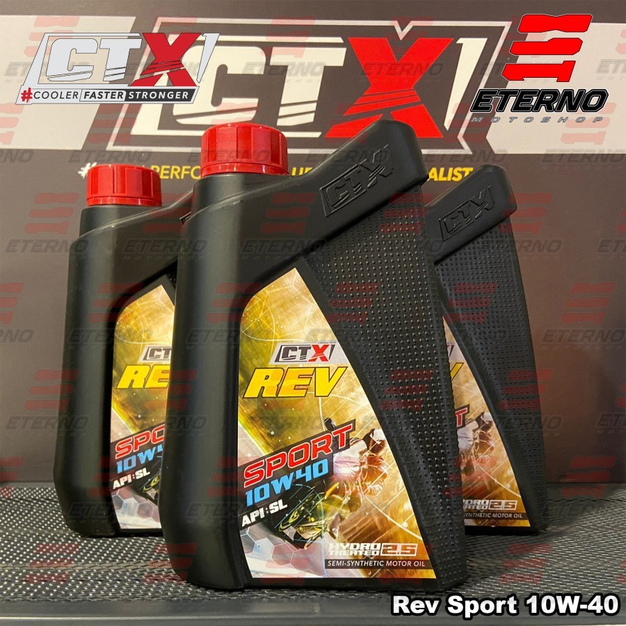 Rev Sport CTX 10W-40 Oli Semi Sintetik Motor Matic 1000ml 1200ml