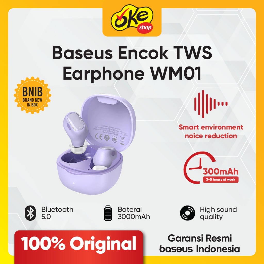 Baseus Encok TWS Earphone WM01