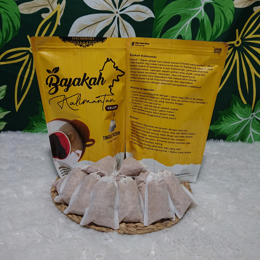 Teh Bajakah Asli Kalimantan Orginal Kualitas Super Teh Celup Akar Bajakah Kayu Bajakah Asli Kalimantan Madu Bajakah Akar Kuning Kayu Bajaka Bajakan Kalalawit Tunggal Tampala Merah Super Asli Kalimantan Original Dayak Borneo Premium tbkk