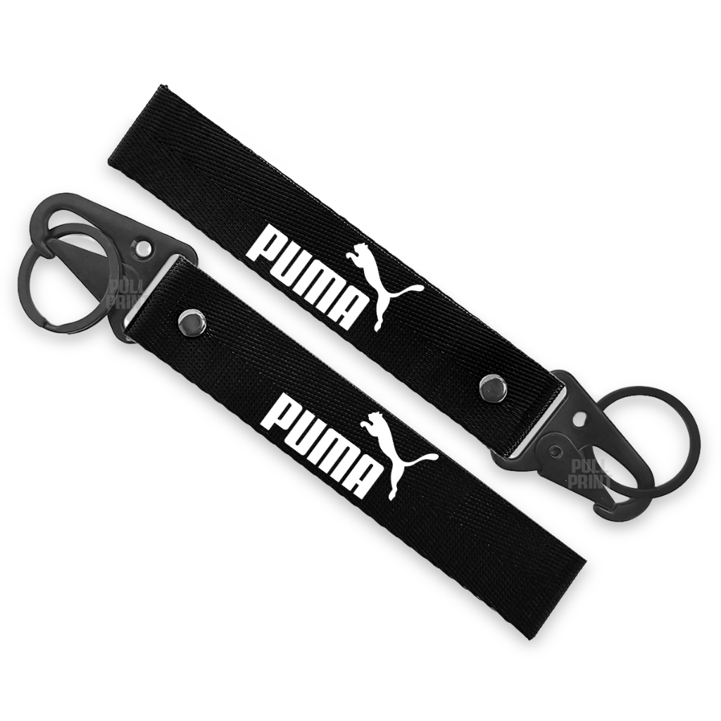 Webbing Keychain Gantungan kunci unik dan multifungsi bahan nylon premium motif Puma banyak pilihan 