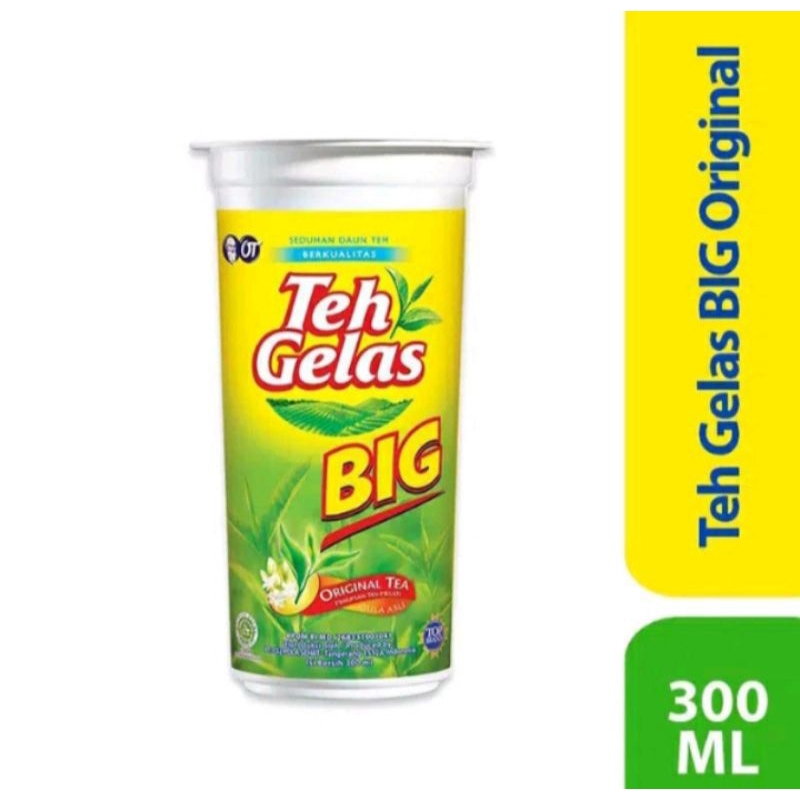 

teh gelas big 300ml 2 cartoon isi 24pcs