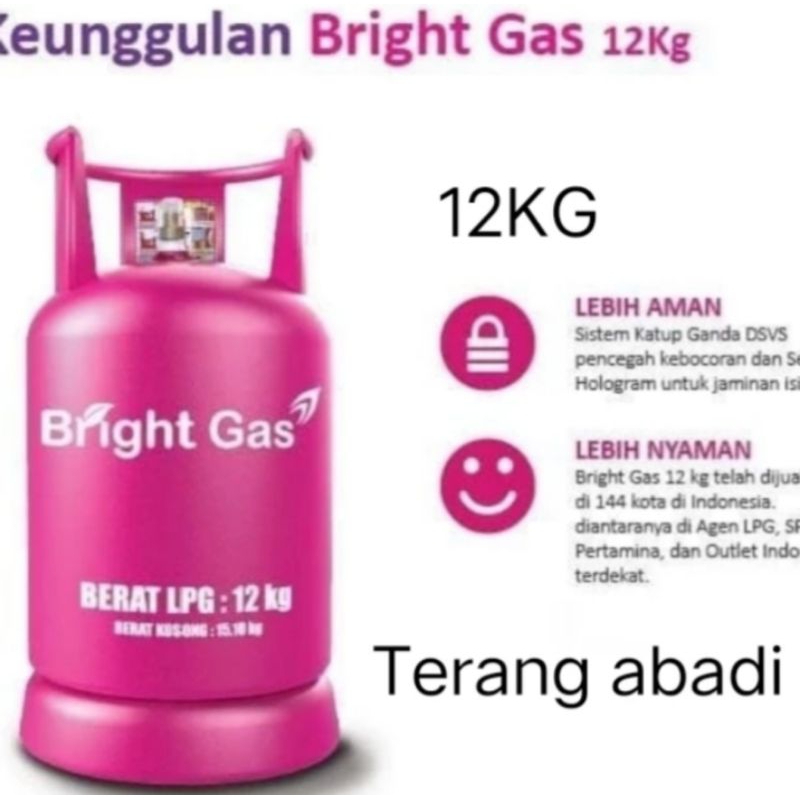 Tabung gas elpiji 12kg + isi