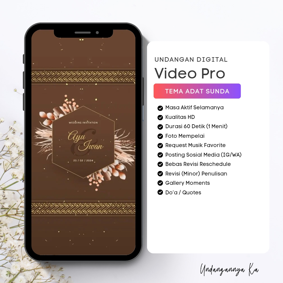 Undangan Digital Pernikahan Tema Adat Sunda