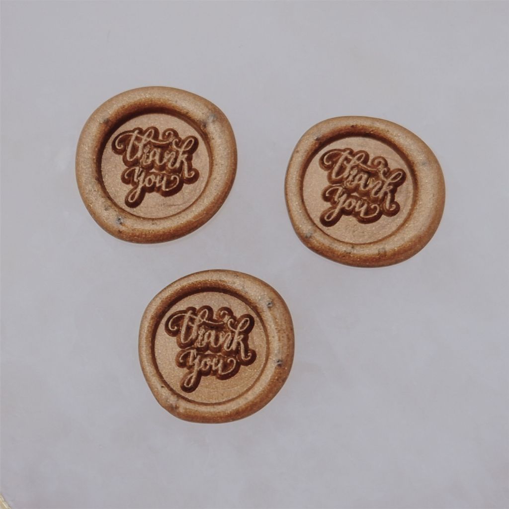 

Wax Seal mini tulisan Thank You