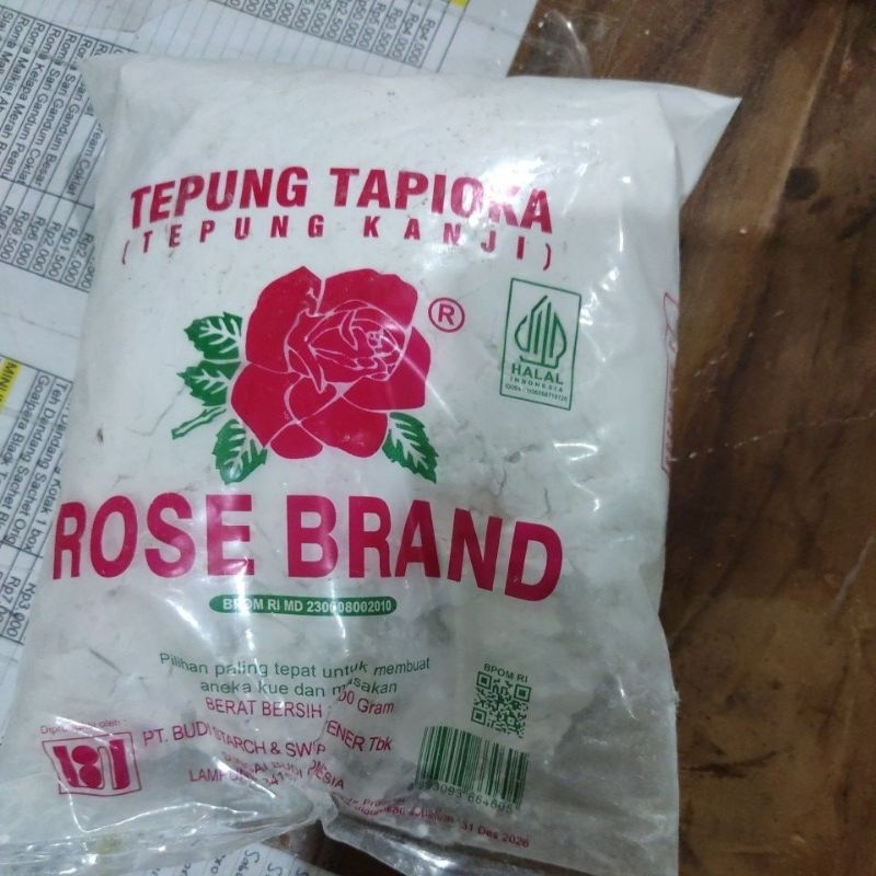 

tepung kanji/tepung tapioka/rosebrabd/tepung beras putih