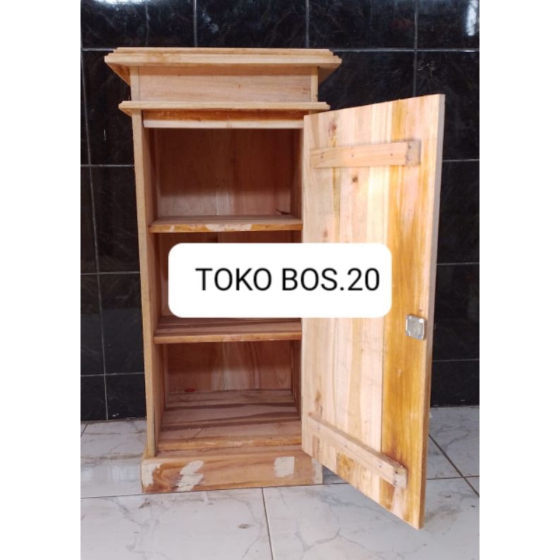 Lemari Kayu Plisture Pintu 1 Lemari Pakaian Serbaguna Lemari Kosan