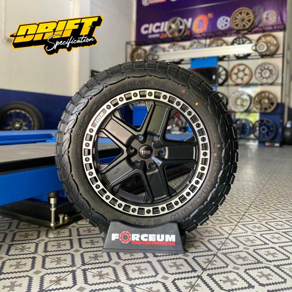 PAKET VELG HSR R20 DAN BAN CT UNTUK MOBIL HILUX, PAJERO, FORTUNER, TRITON, RANGER