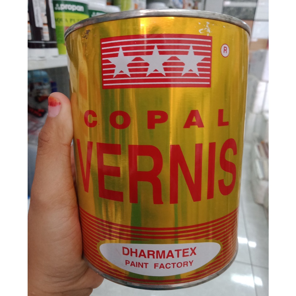 Super Oke Pernis Kayu Vernis Kayu Mengkilat Copal Vernis Kayu dan Besi Cap Bintang Dharmatex