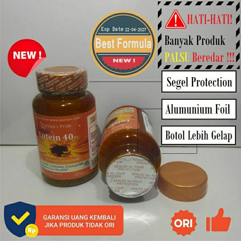 Puritan Lutein Suplemen Herbal Kesehatan Mata Obat Terapi Mata Plus Minus Alami