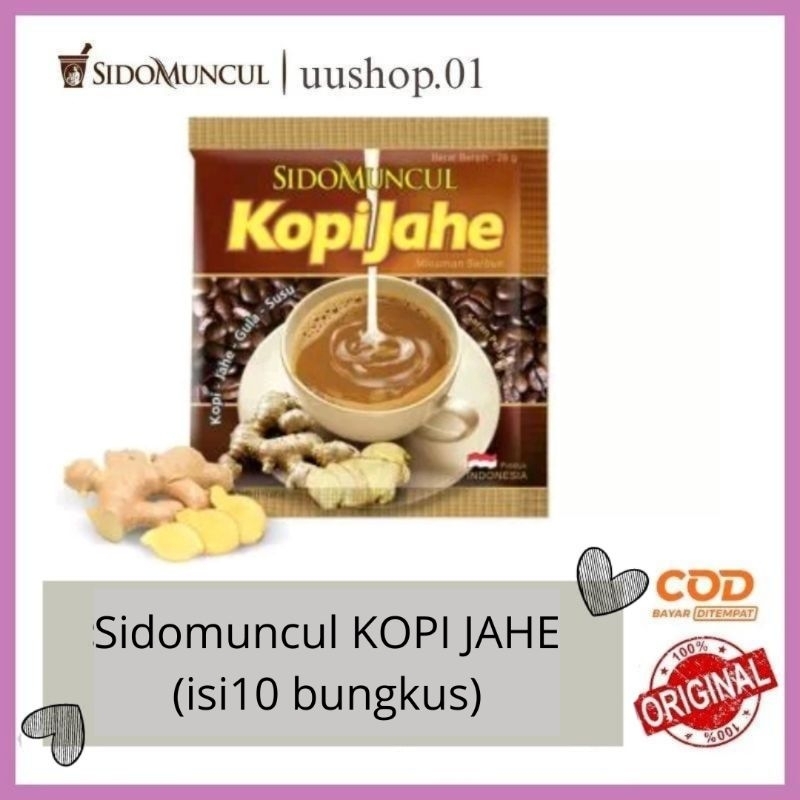 

sidomuncul KOPI JAHE (isi 10 bungkus)