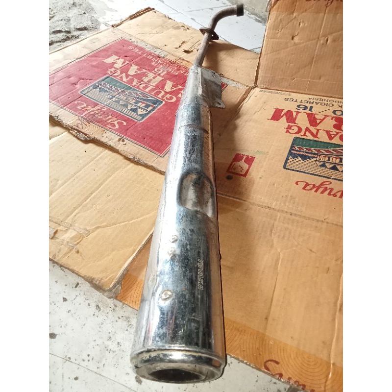 KNALPOT STANDAR HONDA SUPRA LAMA/SUPRA FIT LAMA SECOND ORIGINAL
