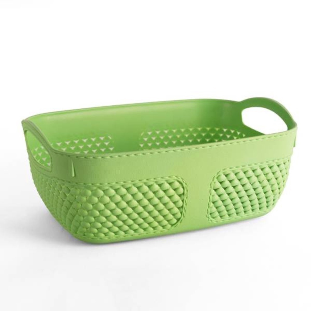 KERANJANG ANYAM WARNA MULTIFUNGSI - KERANJANG ANYAM PLASTIK SERBAGUNA