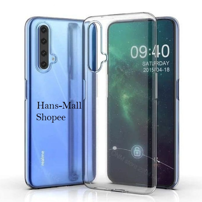 Hans- SoftCase Bening Transparan REALME X3 SUPER ZOOM x2 PRO XT X Shockproof Crystal Clear Back Cove