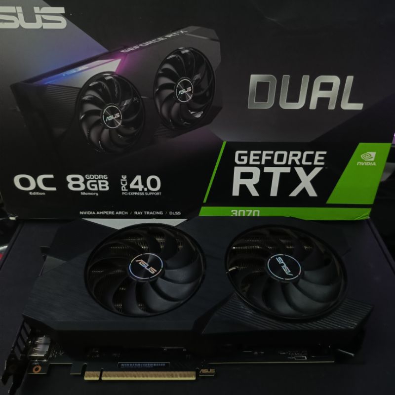 ASUS DUAL RTX 3070 8GB // RTX3070 GDDR6 // VGA GAMING // GPU GAMING