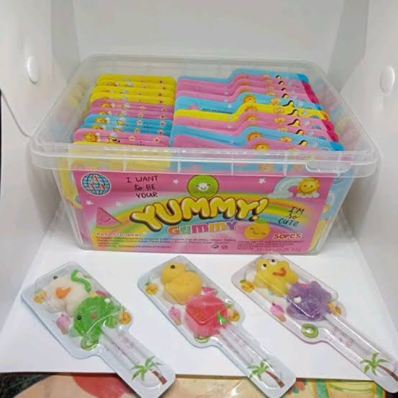 

PERMEN LUNAK YUMMY GUMMY harga satuan/ pcs