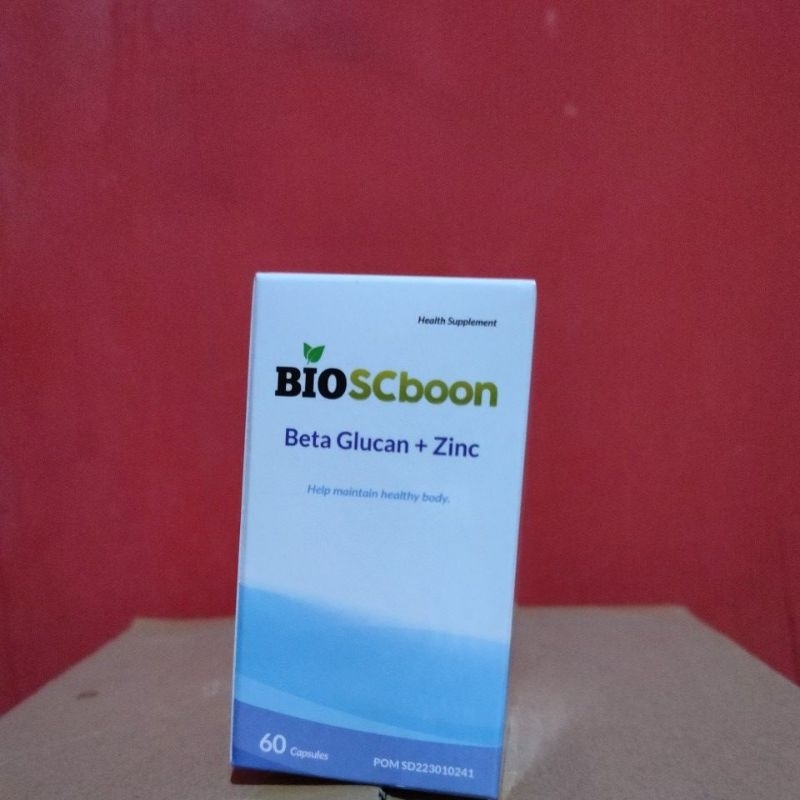 Bio SCboon (BETAGLUCAN+ZINC BOTOL 60 KAPSUL) termurah