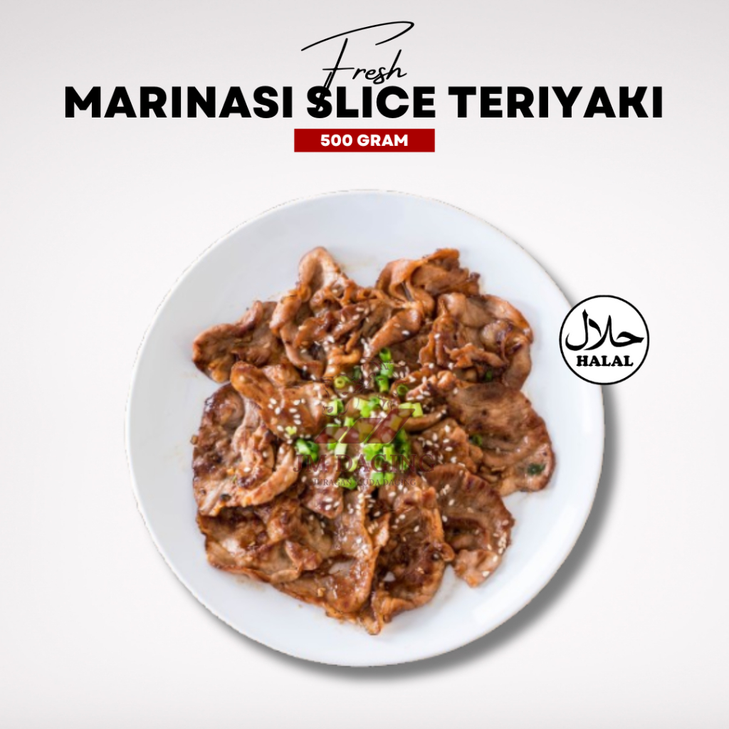 

Daging Slice Marinasi Teriyaki Halal 500gr Tangerang