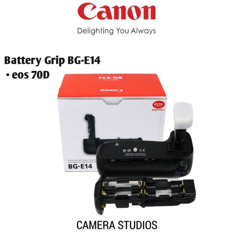 BATERAI GRIP CANON BG-E14 FOR CANON 70D NEW