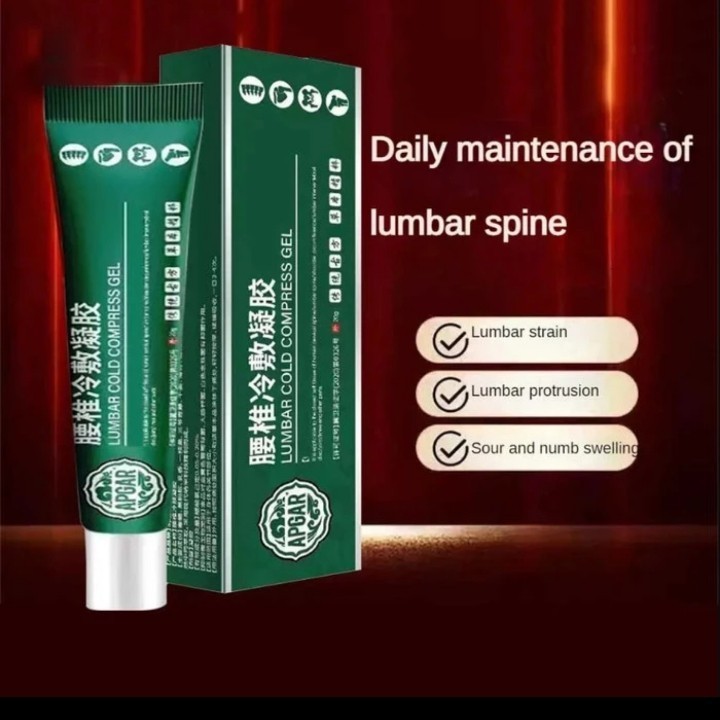 Lumbar Cold Compress Gel Pereda Nyeri Tulang Cream Sakit Pinggang Lumbar cold Cooling Gel