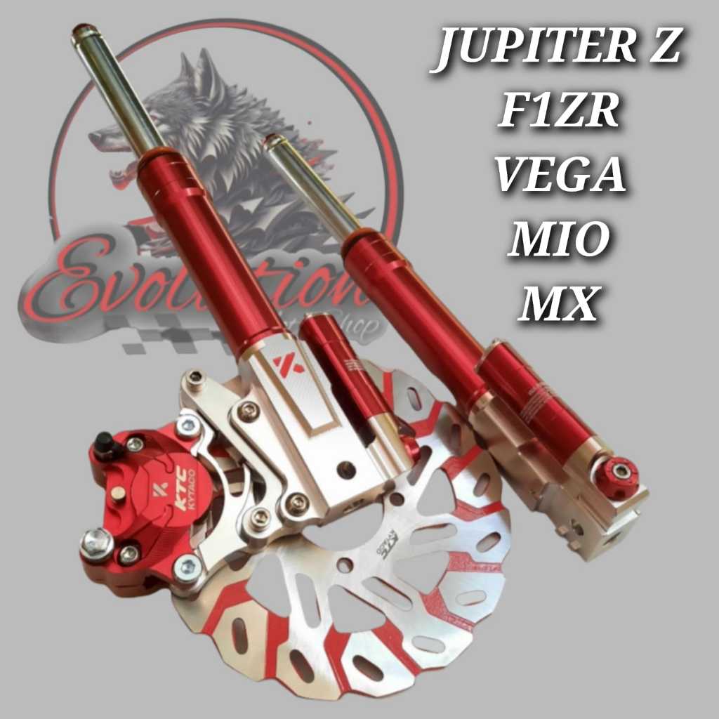 Shockbreaker depan KTC KYTACO sepaket F1ZR - JUPITER Z - VEGA - XEON - MIO - MX