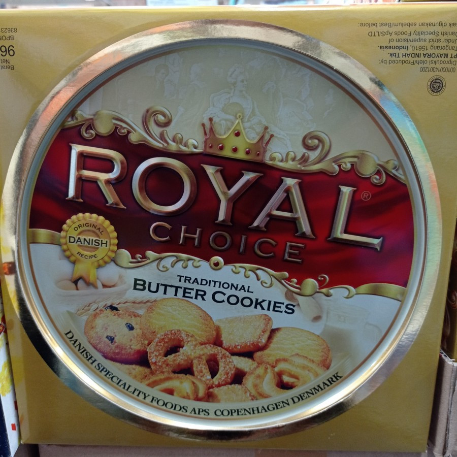 ROYAL CHOICE BUTTER COOKIES 960GR - BISKUIT KALENG LEBARAN