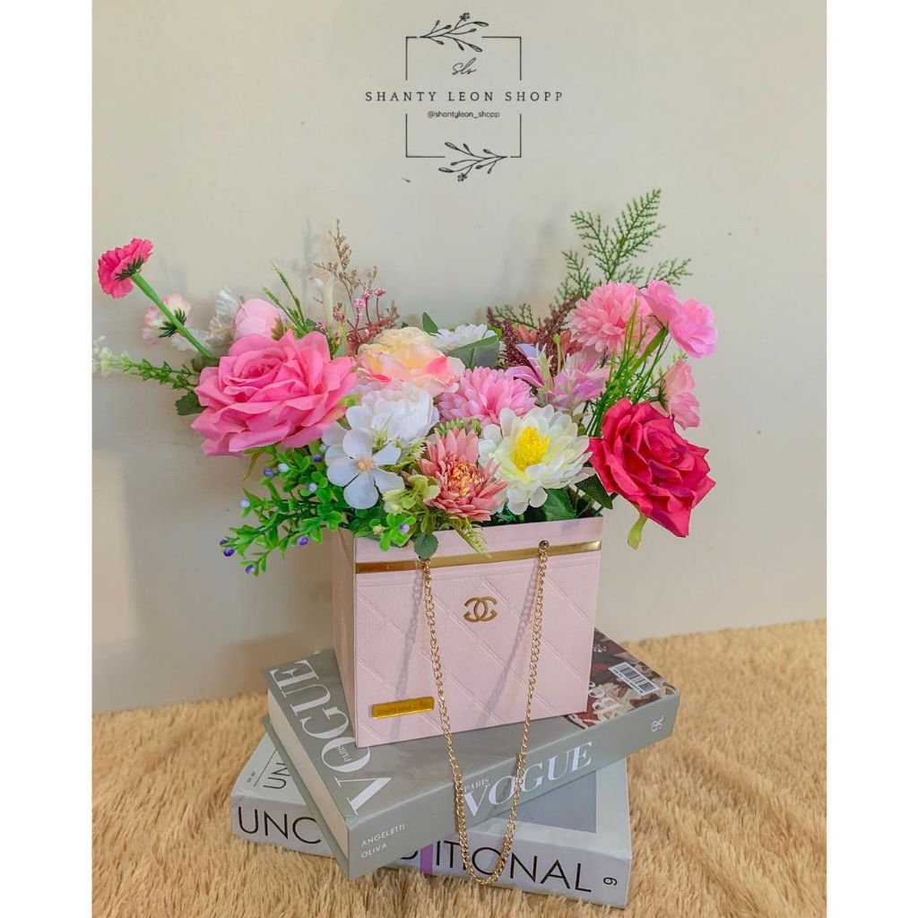 Bag Flowers/ Buket Bunga Tas/ Buket Bunga Artificial/ Buket Tas/ Buket SL 8