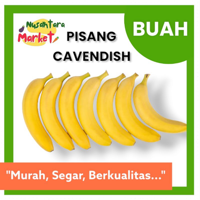 

PISANG CAVENDISH SUNPRIDE | 1KG | NUSANTARA MARKET | SURABAYA