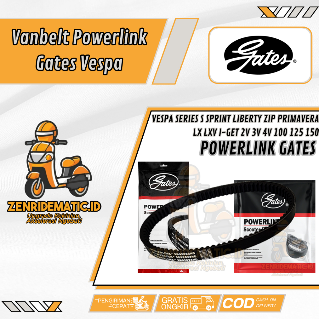 Vanbelt V Belt Van belt Fanbelt EPDM Vespa Primavera Liberty Sprint Fly GTS LXV LX S I-GET 2V 3V 4V 
