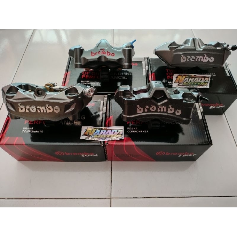 kaliper depan kanan Brembo 4 piston GP4 M7 M432 M3 import non original  KALIPER BREMBO KANAN TIPE GP