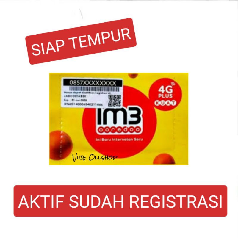 Kartu Bekas Aktif (Fresh, Siap Pakai) Kartu Perdana Bekas